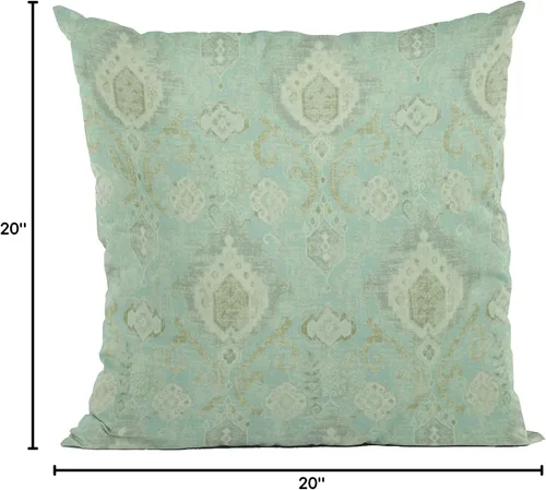 Vista 6 de Plutus Brands Plutus Spa Romero - Almohada tejida de lujo x 20 pulgadas, doble cara 20 x 20 pulgadas, azul