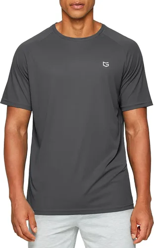 Vista 3 de Men's Dry Fit Short Sleeve T-Shirt Crewneck Lightweight Tee Shirts for Men Workout Athletic Casual