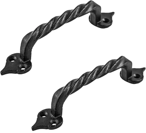 Vista 30 de Renovators Supply Pomo Negro para Gabinete de 4.5 pulgadas Estilo Jaula de Pájaros Tiradores para Cajones
