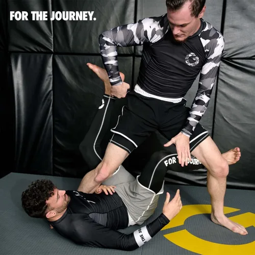 Vista 6 de Gold BJJ Pacific Short - Pantalones cortos de lucha Jiu Jitsu No-Gi