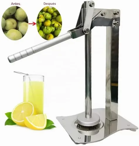 Vista 5 de Exprimidor de limón Exprimidor manual de acero inoxidable con mango de prensa Exprimidor de limón y lima Exprimidor de limón Trituradora de nueces