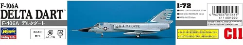 Vista 4 de Hasegawa HAC11 1:72 Escala F-106A Delta Dart Model Kits de construcción