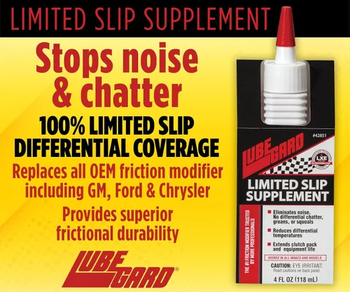Vista 2 de Lubegard 42851 Suplemento para Diferencial de Deslizamiento Limitado, 4 fl. oz.