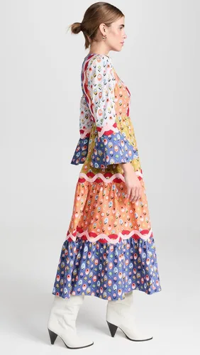 Vista 4 de CeliaB Vestido Esmeralda para mujer