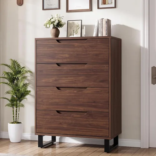 Vista 18 de Garvee 5 cómodas para dormitorio, cajón vertical de 50.5 pulgadas con almacenamiento