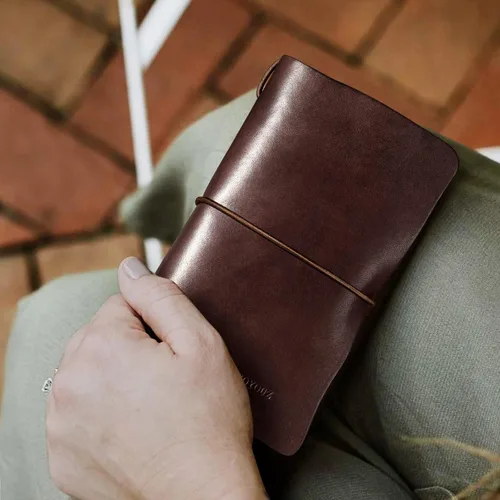 Vista 6 de ZUOYOUZ Cartera de cuero para mujer con cremallera de gran capacidad, Marrón oscuro, Vintage