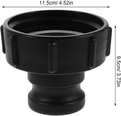 Vista 2 de IBC Tote Tank Adapter, 100mm to 2 Inch Quick Connect Valve Fitting