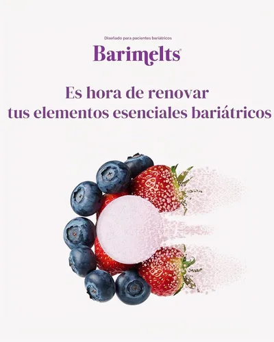 Vista 8 de BariMelts Multivitamin, vitaminas solubles para personas con sobrepeso, sin azúcar, sabor natural de frutas, sin OMG, tabletas de disolución rápida