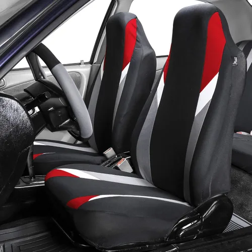 Vista 2 de FH Group Tres filas de 7 plazas, fundas de asiento modernistas de alta calidad, se adaptan a la mayoría de automóviles, camiones, SUV y camionetas