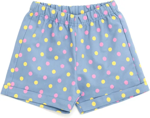 Vista 79 de Disney Minnie Mouse - Conjunto de camiseta floral arcoíris y pantalones cortos de cambray, tallas de bebé a niño grande (12 meses - 14-16)