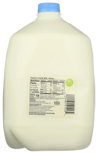 Vista 2 de 365 by Whole Foods Market, Leche orgánica al 1%, 128 onzas