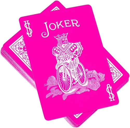 Vista 4 de Magic Makers Baraja de cartas de bicicleta rosa