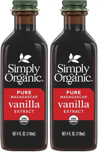 Vista 8 de Simply Organic, extracto de vainilla pura, certificado orgánico, botella de vidrio de 4 onzas