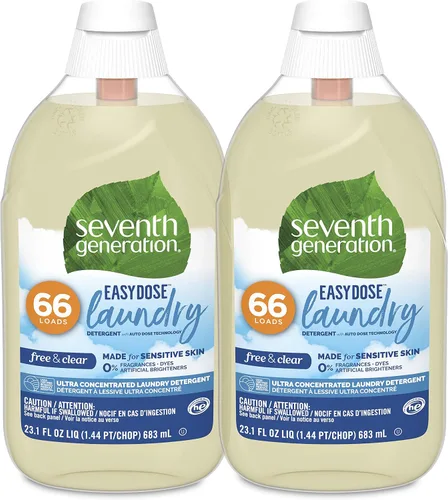 Vista 11 de Seventh Generation Laundry Detergent, Ultra Concentrated EasyDose, Free & Clear, 23.1 Fl Oz