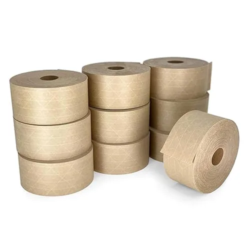 Vista 13 de IDL Packaging Cinta engomada Kraft activada por agua de 2.83" x 450', 30lb