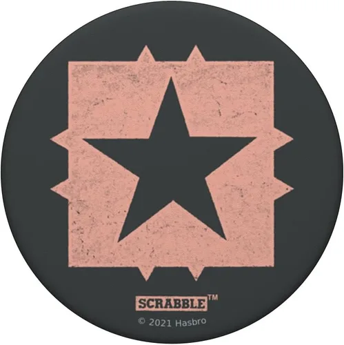 Vista 3 de Scrabble PopSockets PopGrip estándar de espacio libre cuadrado medio