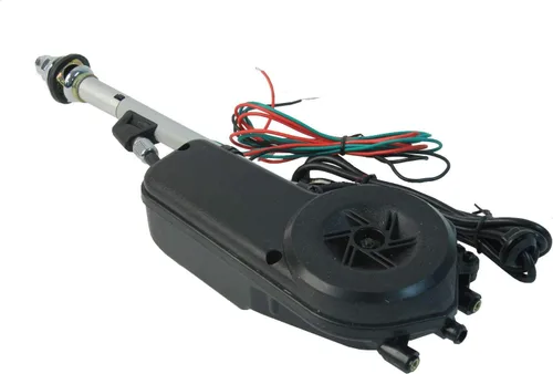 Vista 2 de URO Parts AUTA2050 Kit de Antena Eléctrica, Antena Eléctrica Universal con Mástil Cromado; incluye herrajes de montaje y conectores eléctricos; Se