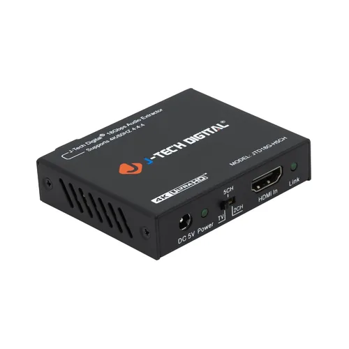 Vista 8 de J-Tech Digital Premium Quality 1080P HDMI a HDMI + Audio (SPDIF + RCA estéreo) Convertidor y extractor de audio (JTDAT5CH)