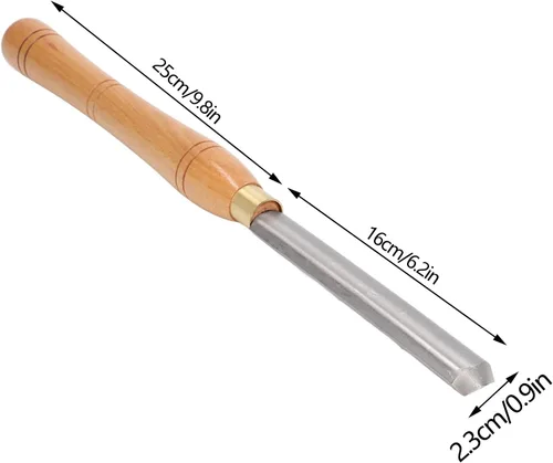 Vista 3 de Herramienta de torneado de torno, Cincel de torno de madera, Gubias de tazón de torneado de madera, Herramienta de torneado de torno de madera