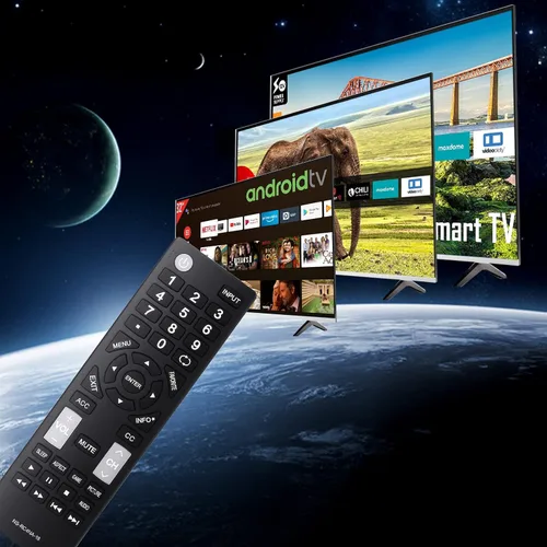 Vista 3 de Reemplazo universal de control remoto apto para todos los televisores Insignia LED-LCD HDTV