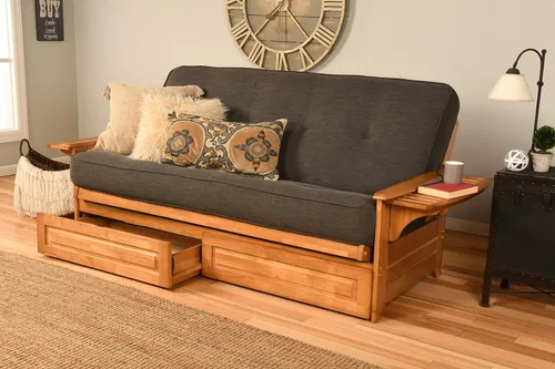 Vista 17 de Kodiak Furniture - Juego de futón, blanco, Madera Tela, Canadá
