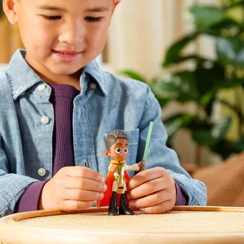 Vista 7 de Star Wars: Young Jedi Adventures Kai Brightstar Figura de acción, juguetes a escala de 4 pulgadas, juguetes preescolares para niños y niñas de 3 años