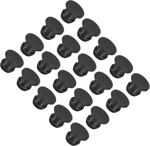 Vista 15 de MECCANIXITY Tapones de silicona con bloqueo de clic para cubrir agujeros de panel, sello de panel de goma tipo empotrado redondo para antepechos