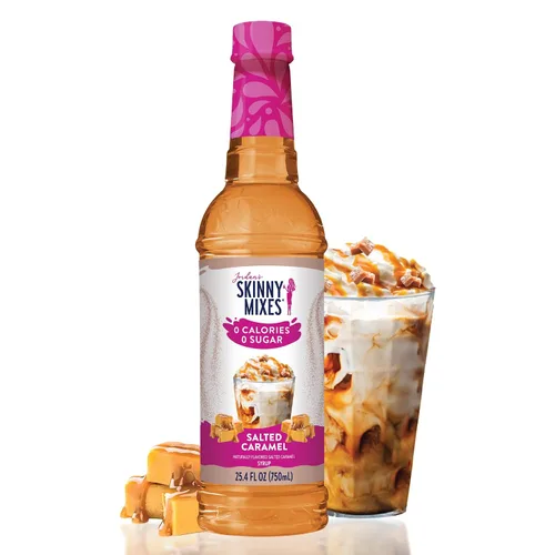 Vista 15 de Jordan's Skinny Gourmet Syrups - Caramelo sin azúcar, 25.4 onzas.