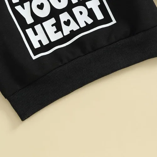 Vista 142 de Sudadera con cuello redondo para el día de San Valentín para bebé, niña, niño, para el día de San Valentín