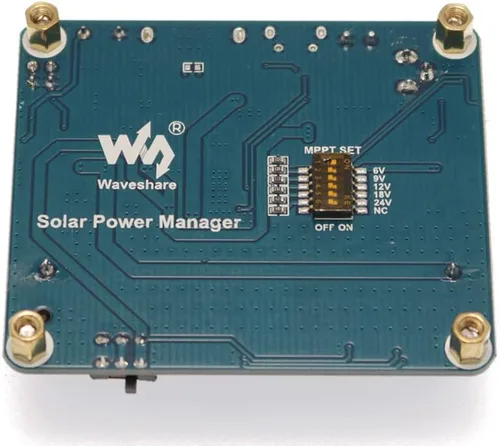 Vista 4 de Waveshare Módulo de gestión de energía solar para panel solar de 6V ~ 24 V soporta panel solar/conexión USB Carga de batería a bordo MPPT