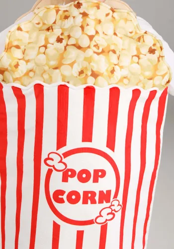Vista 2 de Disfraz de Cubo de Palomitas para Niños Pequeños Multicolor
