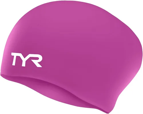 Vista 9 de Gorro de natación TYR, de silicona, ideal para pelo largo, no se arruga