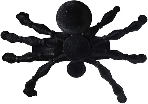 Vista 3 de Nicky Bigs Novelties Diadema de araña para mujer, accesorio de disfraz de bruja de Halloween, araña, para festival, cosplay, color negro, Negro