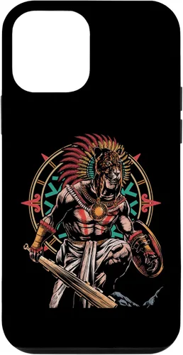 Vista 15 de Funda para iPhone 11 Pro Max Aztec Jaguar Ancient Warrior Native Mexican Mythology Case