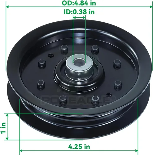 Vista 3 de 756-04129b Polea tensora 4.25 para Cub Cadet 50" RZT50 LTX1040 Decks