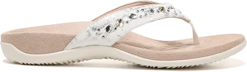 Vista 5 de Vionic Rest Lucia Flip-Flop - Sandalias con brillantes de imitación con soporte de arco ortótico oculto, para mujer