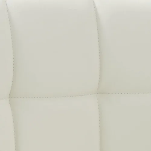 Vista 7 de AC Pacific Taburete de cocina giratorio ajustable contemporáneo con cojín y reposabrazos, 24-33 pulgadas, blanco ACBS15 Daisy White Square