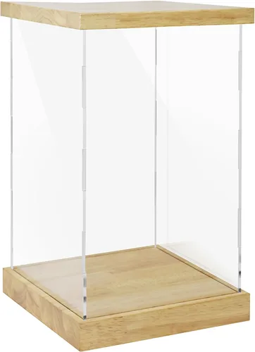 Vista 41 de Vitrina de acrílico transparente para trofeos, coleccionables, caja de exhibición de cubo de montaje, soporte de protección a prueba de polvo