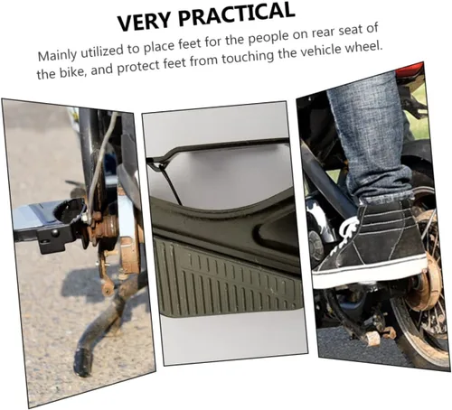 Vista 3 de VANZACK 1 par de pedales plegables reposapiés bicicleta reposapiés bicicleta asiento niños bicicleta para niños+bicicletas pedales de asiento