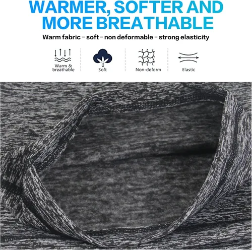Vista 3 de Calentador de cuello, polaina de cuello polar para invierno, elástico, multiusos, resistente al viento, calentadores térmicos de cuello para mujeres