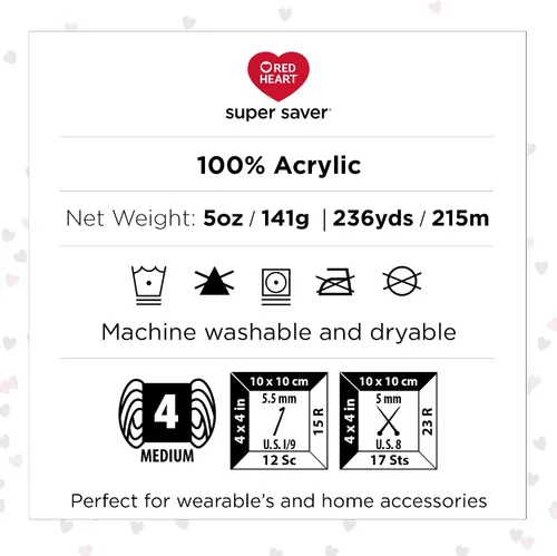 Vista 8 de Red Heart Hilo Super Saver, paquete de 3, camuflaje, 3