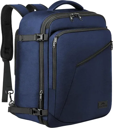 Vista 46 de MATEIN - Mochila de viaje extragrande de 10.56 galones, mochila de viaje ampliable apta para aerolíneas, para viajeros de fin de semana, hombres