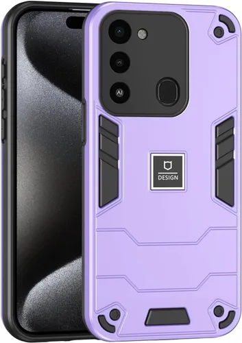 Vista 117 de Funda compatible con Redmi A1, compatible con Redmi A2 2 en 1 [PC dura + TPU], funda de teléfono negra