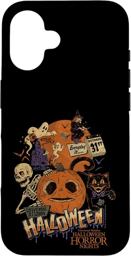 Vista 32 de Halloween Horror Nights Lil Boo - Carcasa de calabaza para iPhone 17