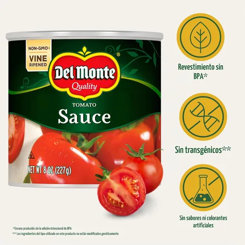 Vista 2 de Del Monte Salsa de tomate enlatada, 8 oz (paquete de 24 latas)