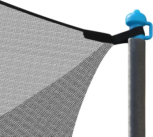 Vista 8 de Red de recinto de cama elástica de 14 pies con postes universales de repuesto y accesorios (solo apto para trampolín de 14 pies con 6 postes)