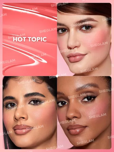 Vista 7 de SHEGLAM Color Bloom Rubor Líquido Maquillaje para Mejillas Acabado Mate - Hot Topic