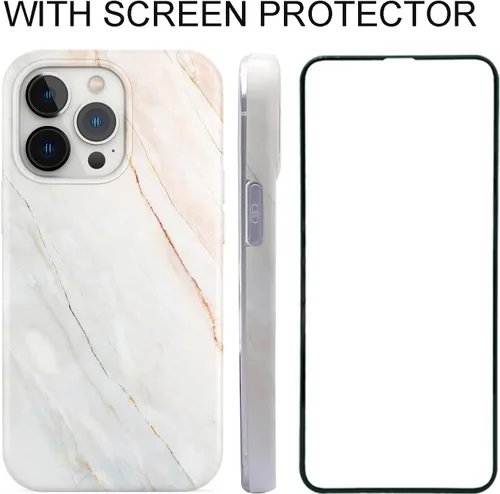 Vista 2 de Funda magnética para iPhone 14 Pro de 6.1 pulgadas, compatible con carga MagSafe, TPU suave, delgada, a prueba de golpes, bonita funda protectora