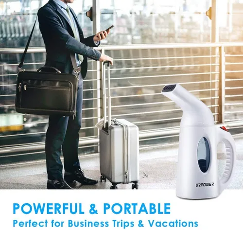 Vista 4 de Vaporizador para ropa Urpower de 0.137 cuartos portátil de mano potente de calentamiento rápido, con gran capacidad de viaje para casa