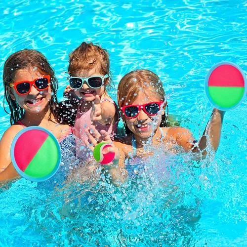 Vista 2 de Juguetes de pelota para lanzar y atrapar para niños de 4 a 8 años, versión mejorada de lanzamiento de pelota para niños y niñas, regalos